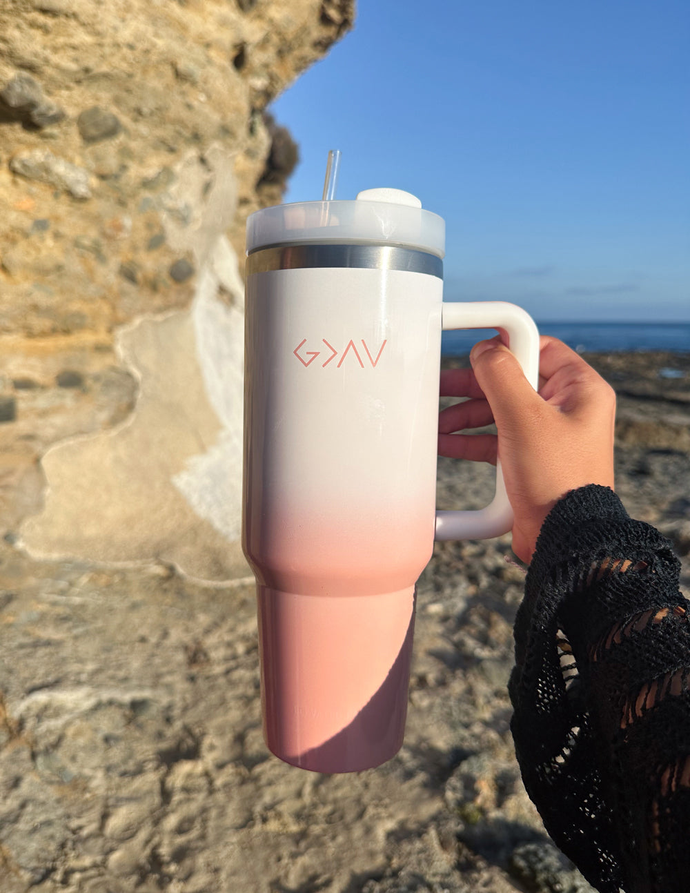 God Is Greater Than the Highs and Lows 40 oz Tumbler – Faith Insulated Travel Cup