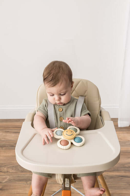 Pop & Whirl Fidget Spinner – Suction Sensory Toy with Poppers for Babies & Toddlers