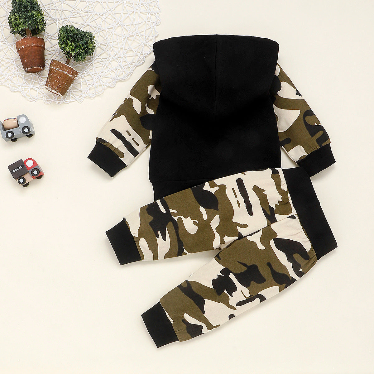 Daddy's Boy Camo Outfit | Baby Boy Hoodie & Jogger Set