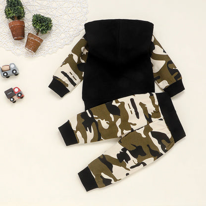 Daddy's Boy Camo Outfit | Baby Boy Hoodie & Jogger Set