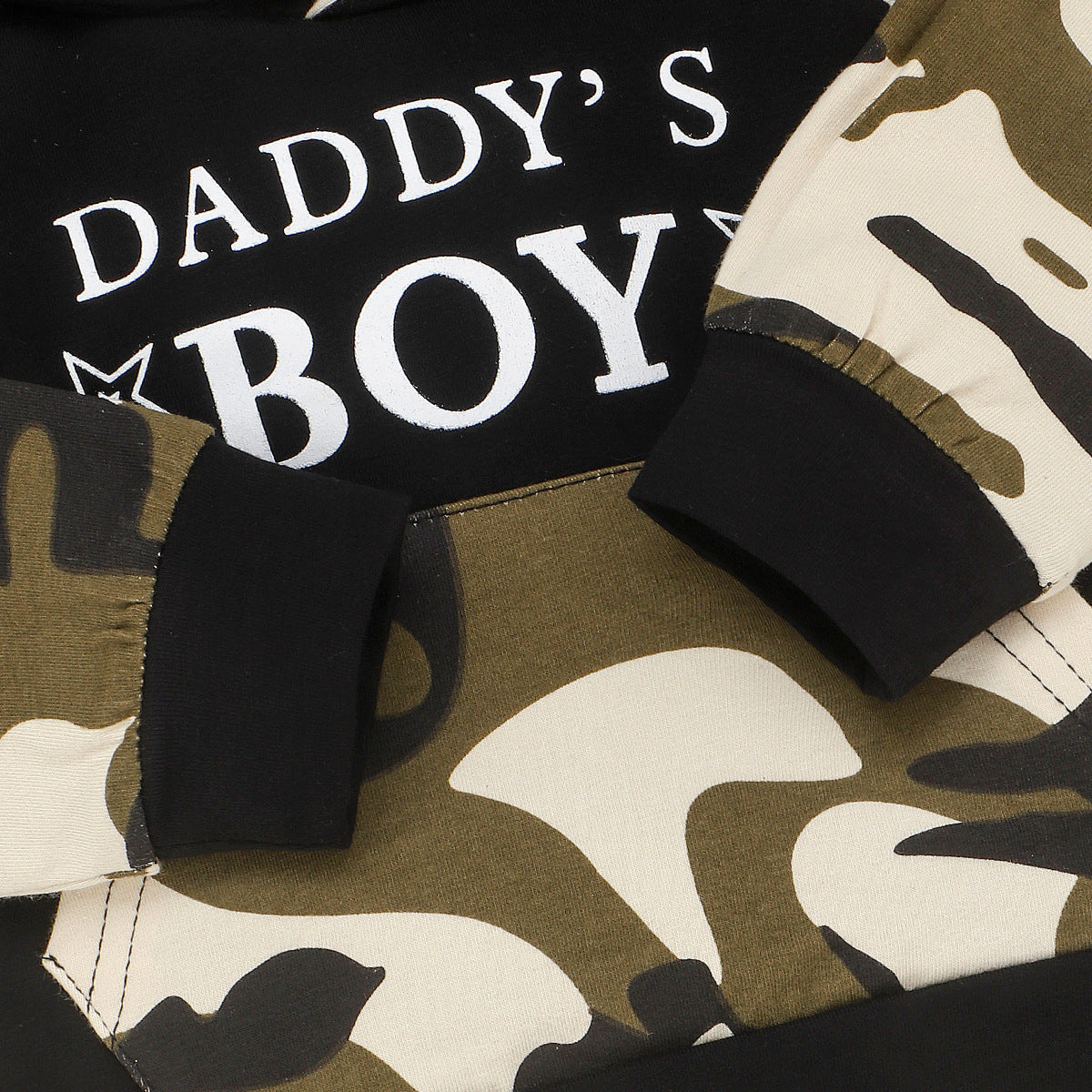 Daddy's Boy Camo Outfit | Baby Boy Hoodie & Jogger Set