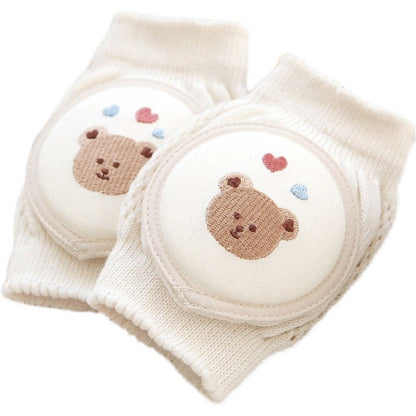 Baby Summer Knee Pads | Lightweight Breathable Cotton Crawling Protectors for 0–2 Years