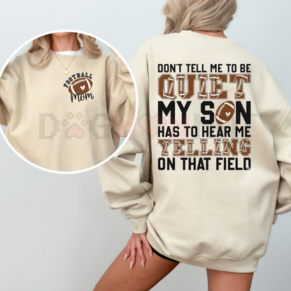 Football Mom Sweatshirt | Game Day Crewneck for Football Mamas