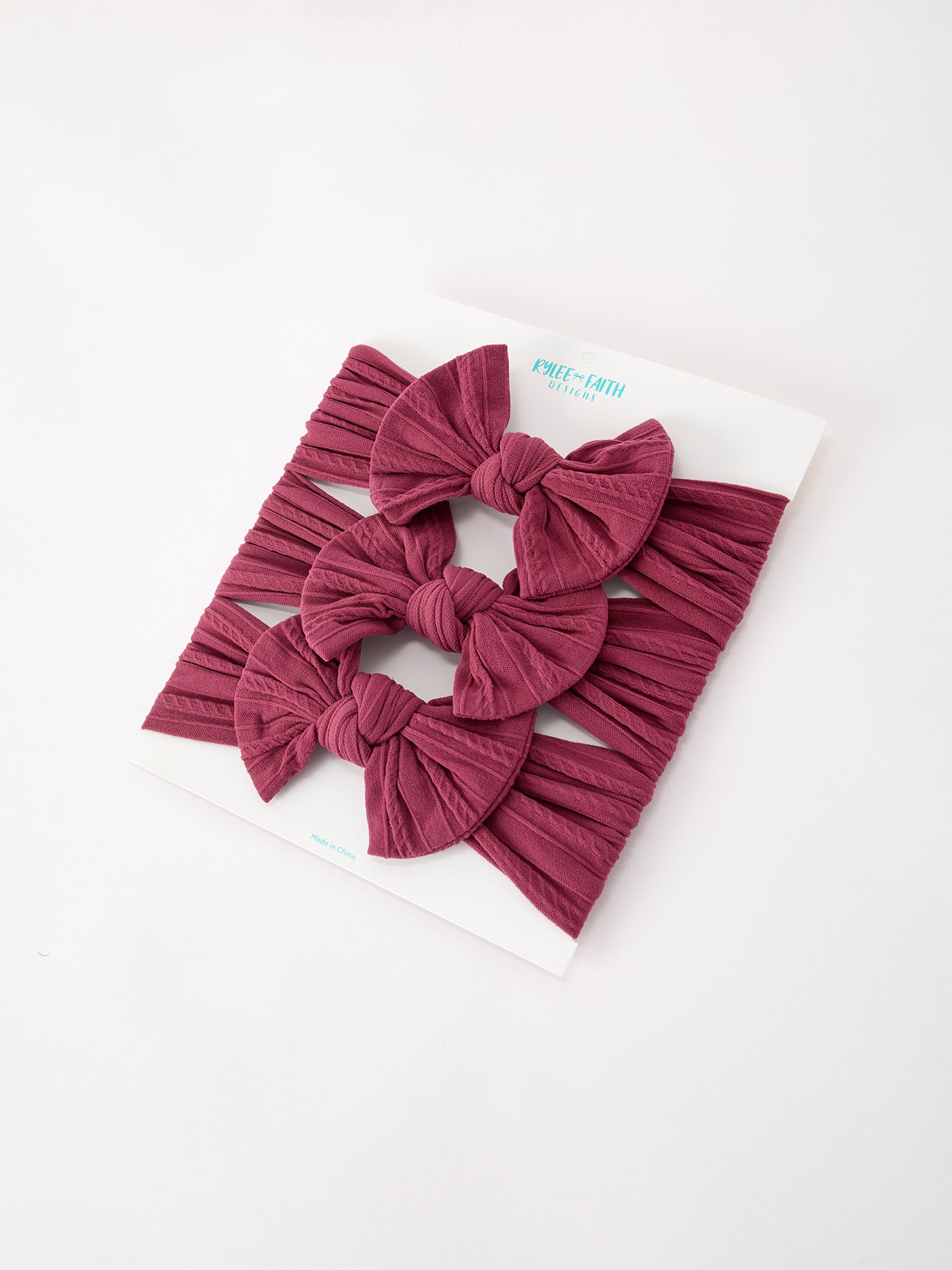 Baby Girl Bow Headband Set of 3 – Matching Same Color
