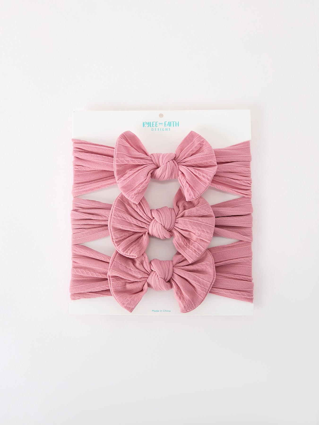Baby Girl Bow Headband Set of 3 – Matching Same Color
