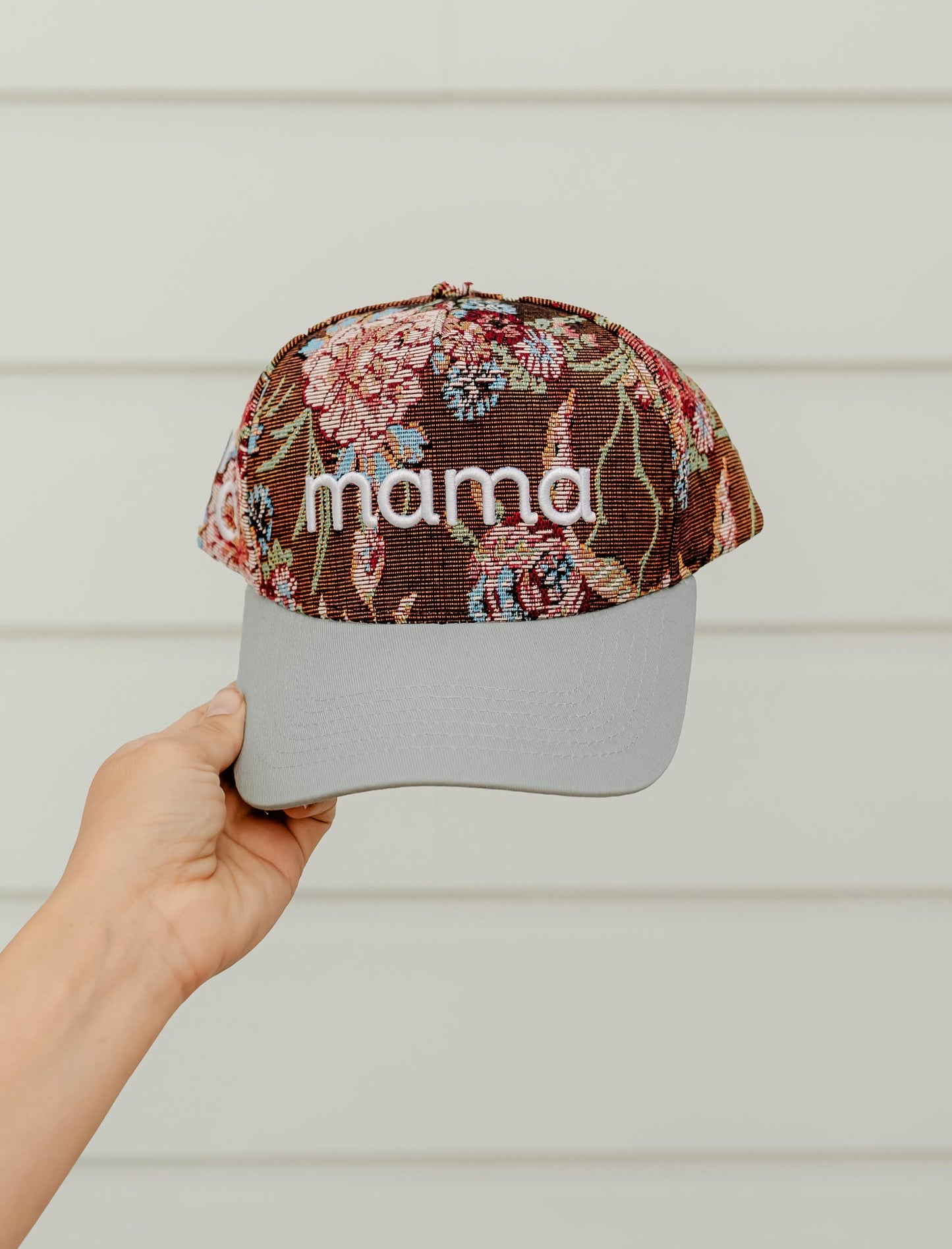 Floral Mama Trucker Hat – Adjustable Snapback | Fun Family Connection Collab