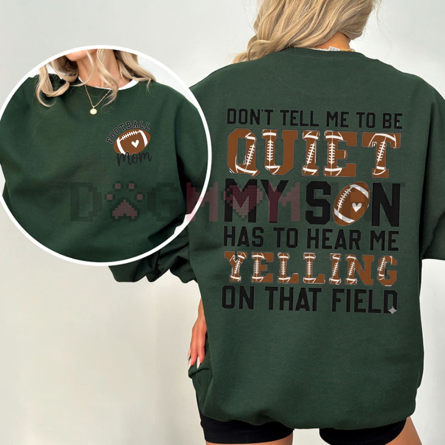 Football Mom Sweatshirt | Game Day Crewneck for Football Mamas