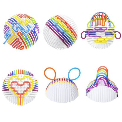 Sensory Activity Ball – Silicone Fidget Puzzle Toy for Stress Relief & Developmental Play