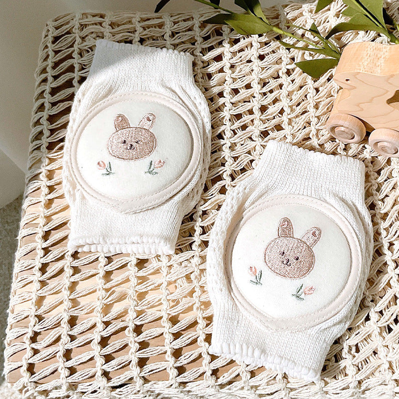 Baby Summer Knee Pads | Lightweight Breathable Cotton Crawling Protectors for 0–2 Years