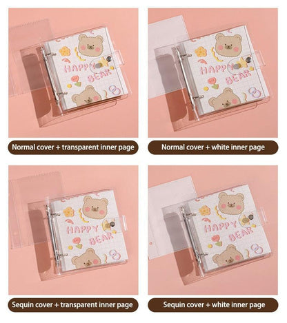 Baby Polaroid Photo Album | Cute Bear Scrapbook for Newborn & Family Memories