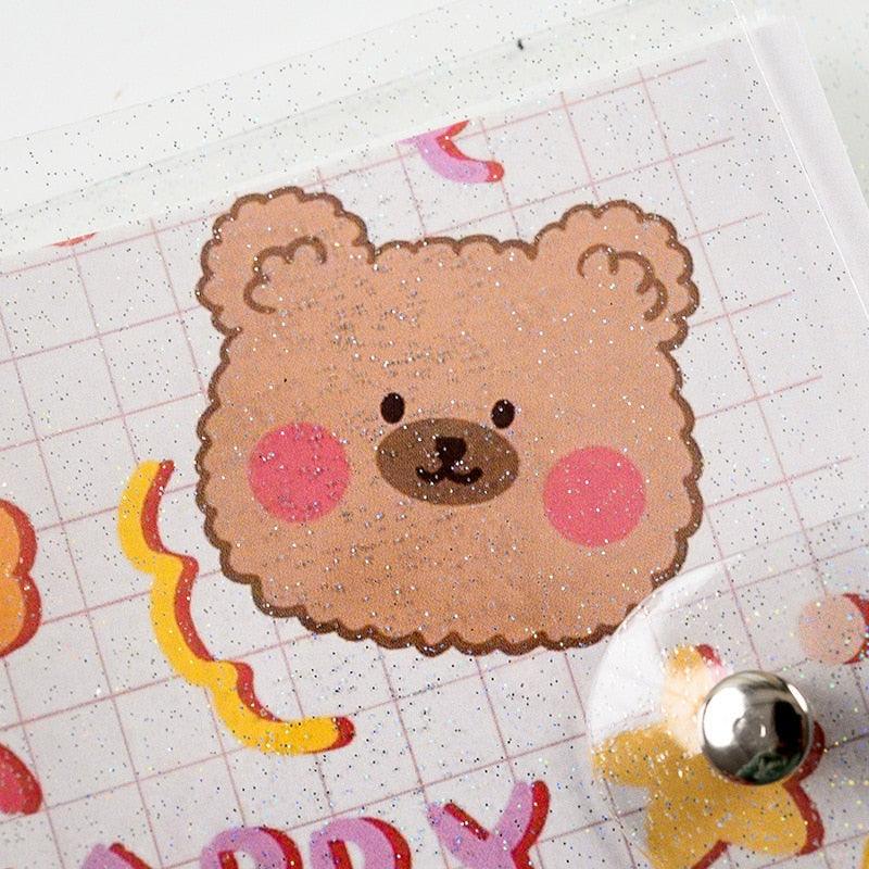 Baby Polaroid Photo Album | Cute Bear Scrapbook for Newborn & Family Memories
