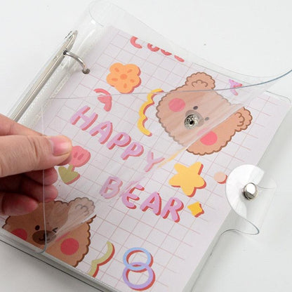 Baby Polaroid Photo Album | Cute Bear Scrapbook for Newborn & Family Memories