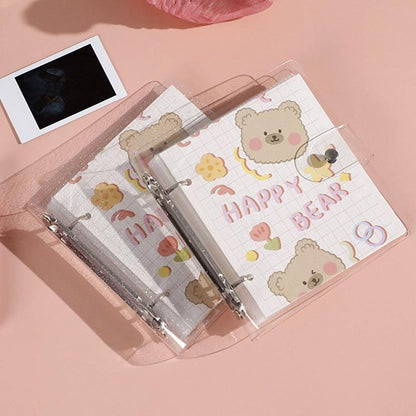 Baby Polaroid Photo Album | Cute Bear Scrapbook for Newborn & Family Memories
