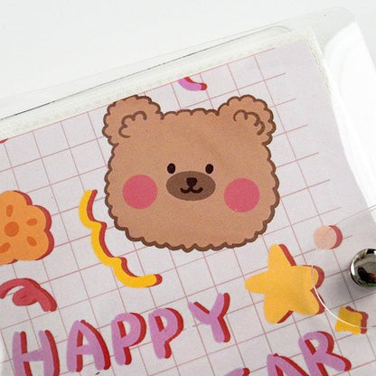 Baby Polaroid Photo Album | Cute Bear Scrapbook for Newborn & Family Memories
