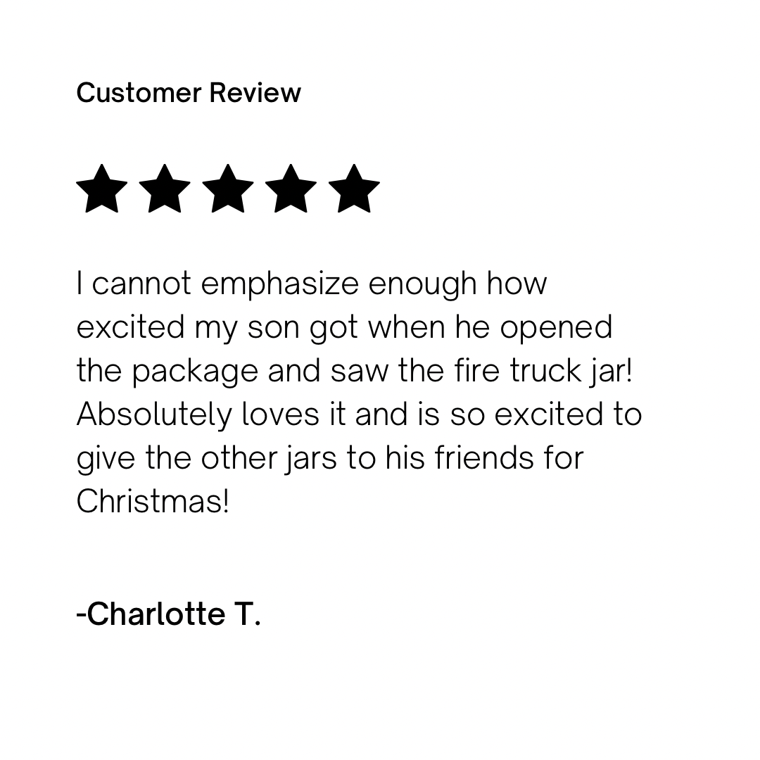 Firetruck Sensory Playdough Jar – Fire Rescue Play Kit for Toddlers & Kids