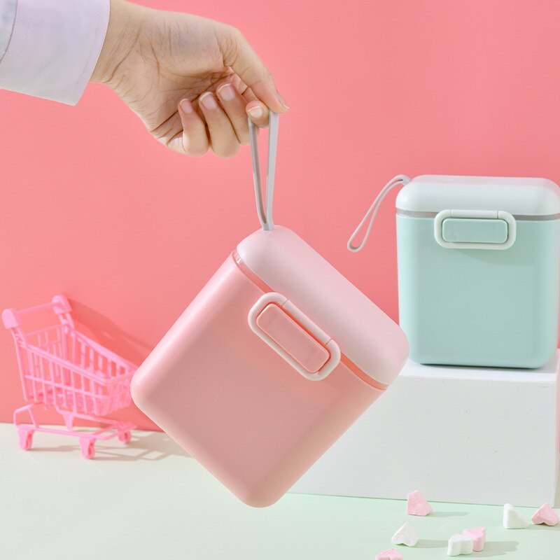 Portable Baby Milk Powder & Snack Storage Container | Travel Formula Dispenser
