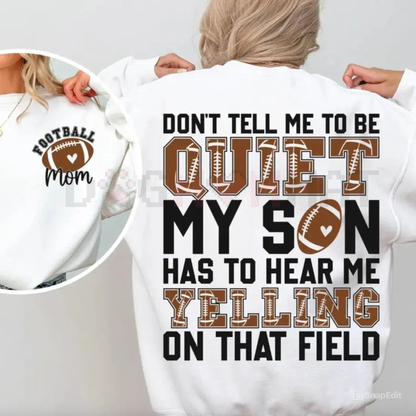 Football Mom Sweatshirt | Game Day Crewneck for Football Mamas