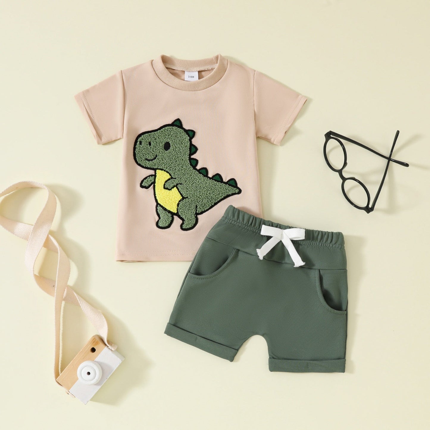 Boys Soft Cotton Short Sleeve & Shorts Set | 10+ Fun Prints
