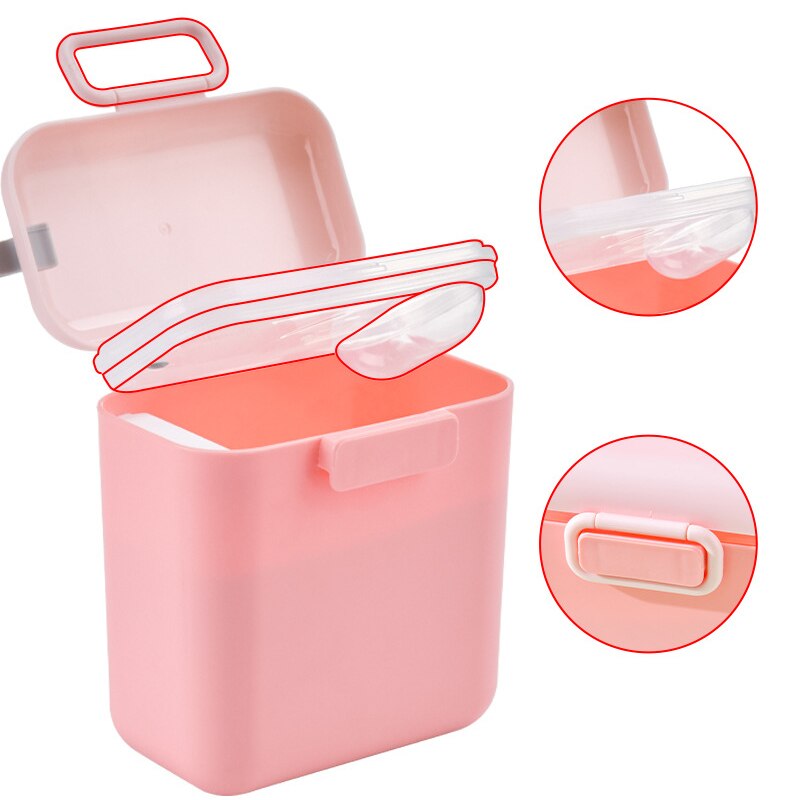 Portable Baby Milk Powder & Snack Storage Container | Travel Formula Dispenser