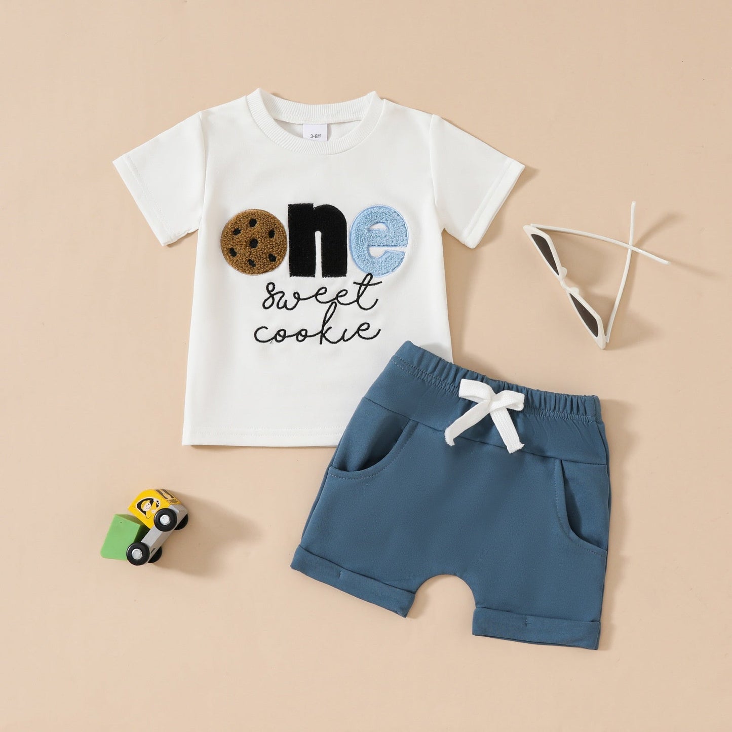 Boys Soft Cotton Short Sleeve & Shorts Set | 10+ Fun Prints