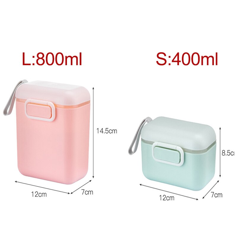 Portable Baby Milk Powder & Snack Storage Container | Travel Formula Dispenser