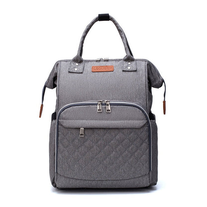 Lequeen Large Diaper Bag Backpack with USB Charging Port – Multifunctional Mommy Travel Bag
