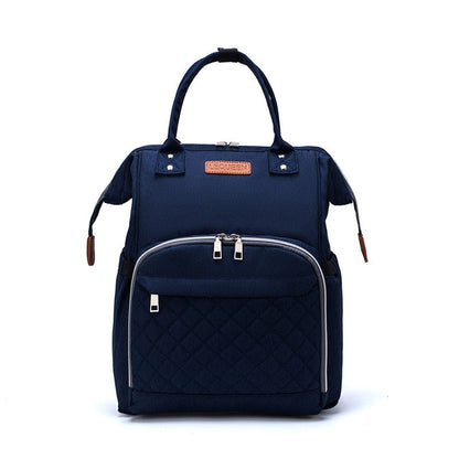 Lequeen Large Diaper Bag Backpack with USB Charging Port – Multifunctional Mommy Travel Bag