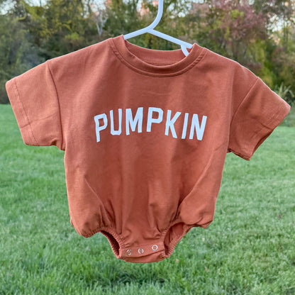 Baby 'Pumpkin' Graphic T-Shirt Bubble Romper