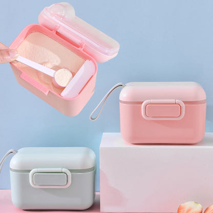Portable Baby Milk Powder & Snack Storage Container | Travel Formula Dispenser