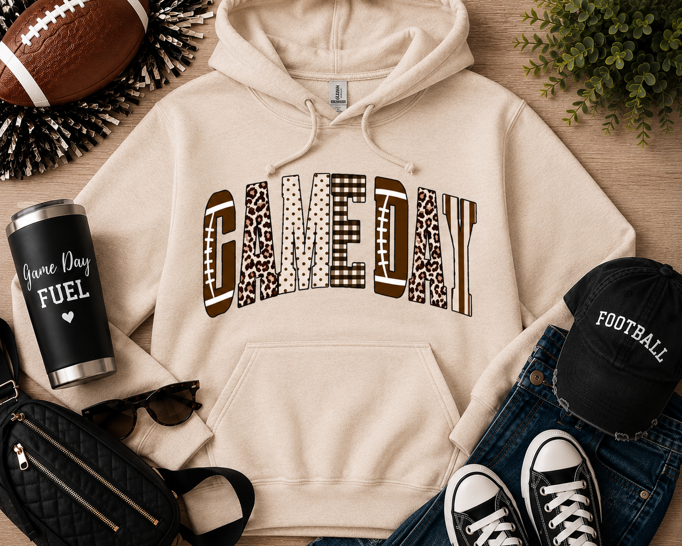 Game Day Graphic Hoodie | Football Season Fan Favorite