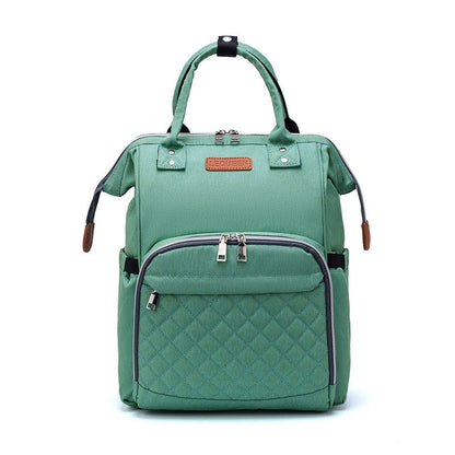 Lequeen Large Diaper Bag Backpack with USB Charging Port – Multifunctional Mommy Travel Bag