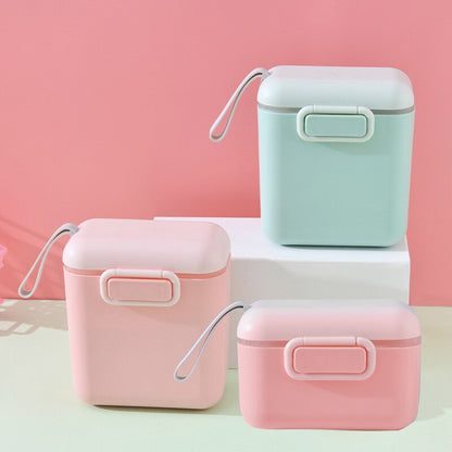 Portable Baby Milk Powder & Snack Storage Container | Travel Formula Dispenser