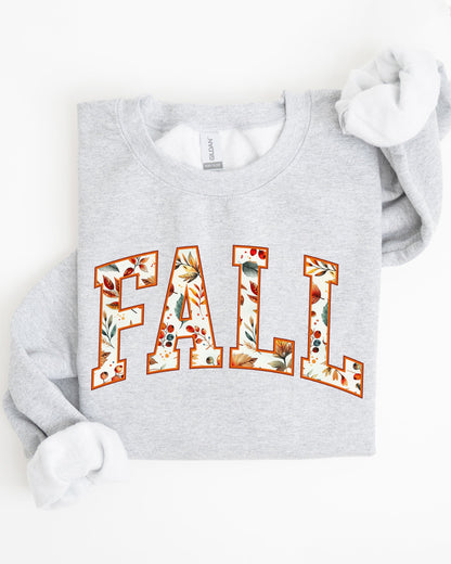 Fall Varsity Sweatshirt | Retro Collegiate Autumn Graphic
