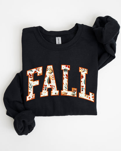 Fall Varsity Sweatshirt | Retro Collegiate Autumn Graphic
