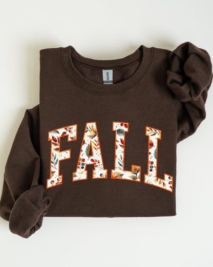 Fall Varsity Sweatshirt | Retro Collegiate Autumn Graphic