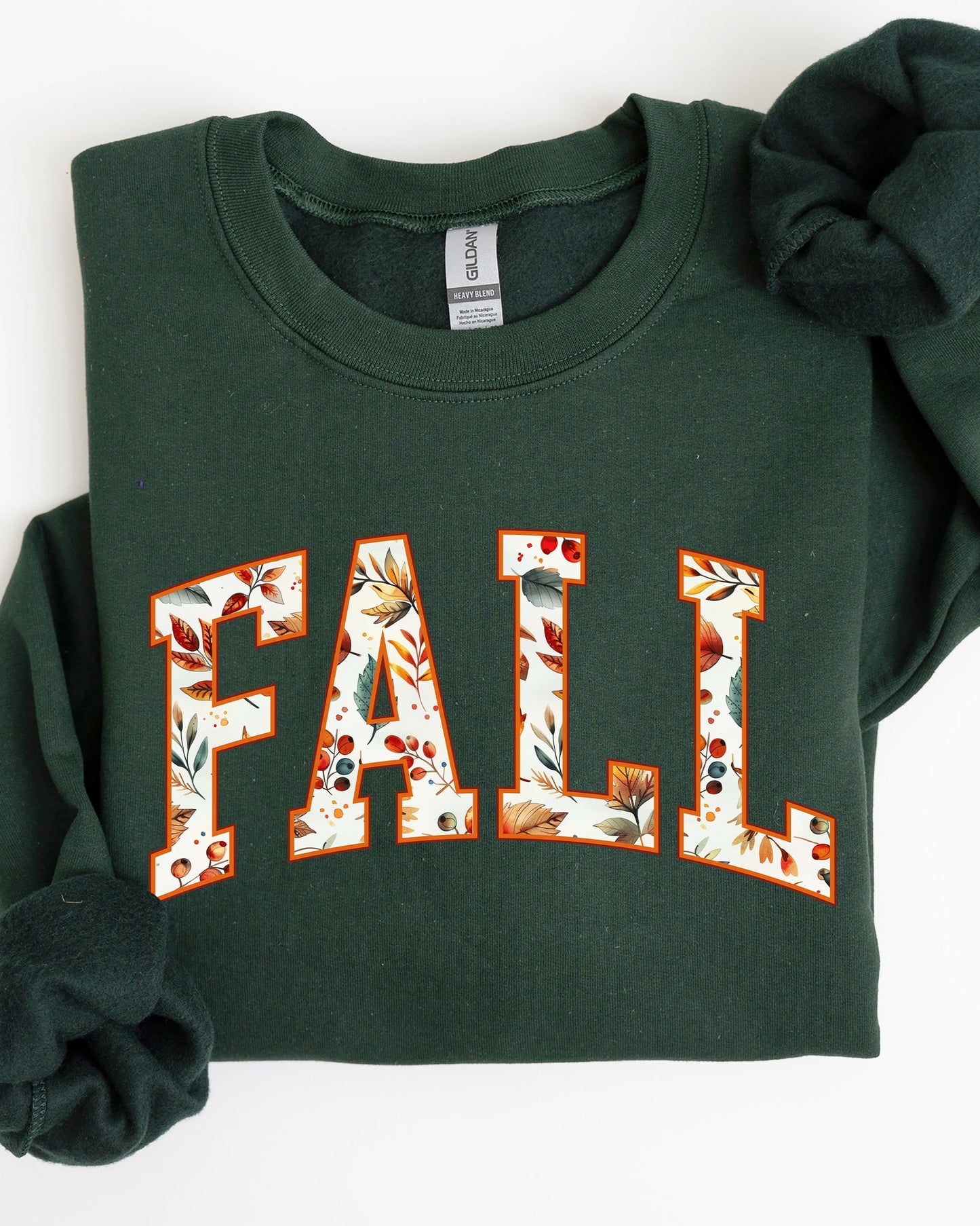 Fall Varsity Sweatshirt | Retro Collegiate Autumn Graphic