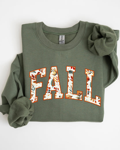 Fall Varsity Sweatshirt | Retro Collegiate Autumn Graphic