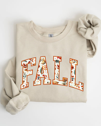 Fall Varsity Sweatshirt | Retro Collegiate Autumn Graphic