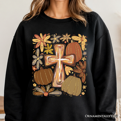 Fall Blessings Christian Faith Sweatshirt | Autumn Unisex Fleece XS–3XL