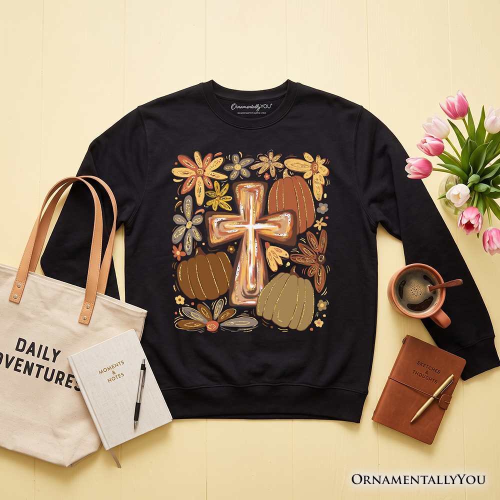 Fall Blessings Christian Faith Sweatshirt | Autumn Unisex Fleece XS–3XL