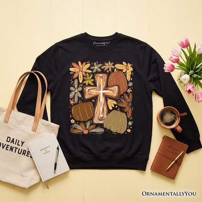 Fall Blessings Christian Faith Sweatshirt | Autumn Unisex Fleece XS–3XL