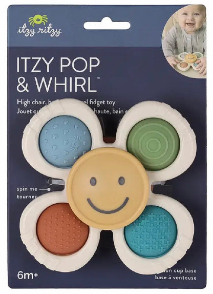 Pop & Whirl Fidget Spinner – Suction Sensory Toy with Poppers for Babies & Toddlers