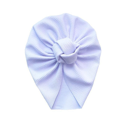 Baby Girl Bow Knot Turban Hat | Soft Newborn Beanie Cap for 4–24 Months