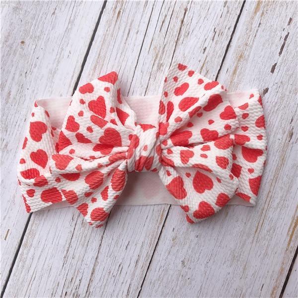 Baby Girl Nylon Bow Headband – Soft Stretch Headwrap for Newborns & Toddlers