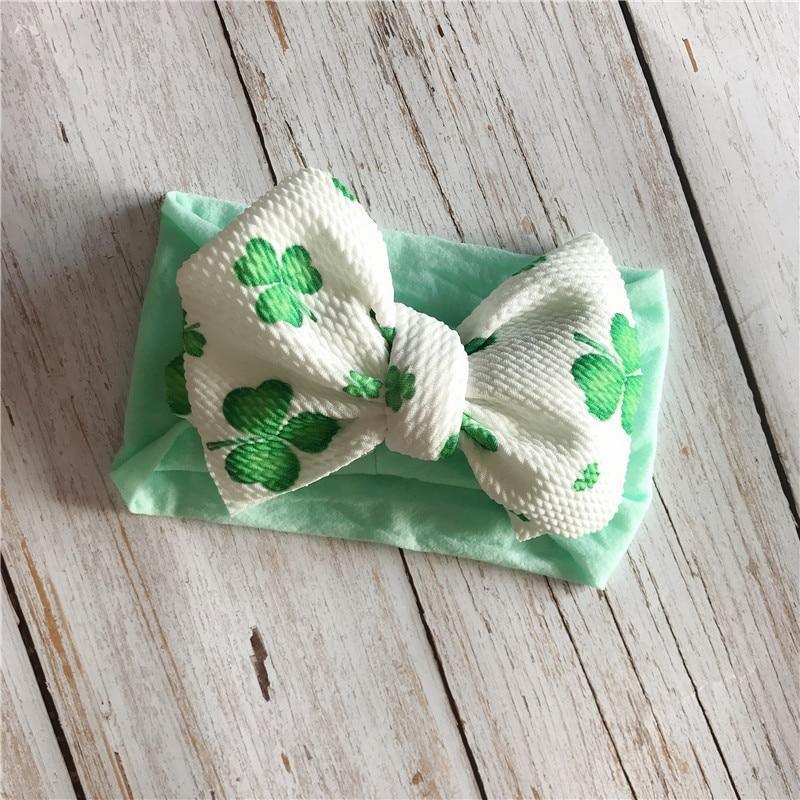 Baby Girl Nylon Bow Headband – Soft Stretch Headwrap for Newborns & Toddlers