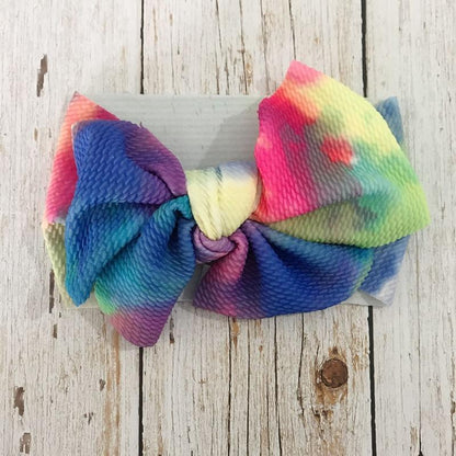 Baby Girl Nylon Bow Headband – Soft Stretch Headwrap for Newborns & Toddlers