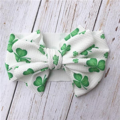 Baby Girl Nylon Bow Headband – Soft Stretch Headwrap for Newborns & Toddlers