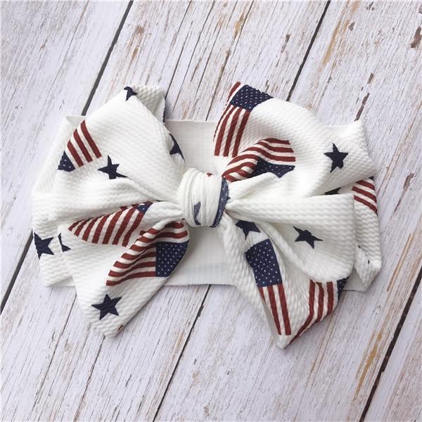 Baby Girl Nylon Bow Headband – Soft Stretch Headwrap for Newborns & Toddlers