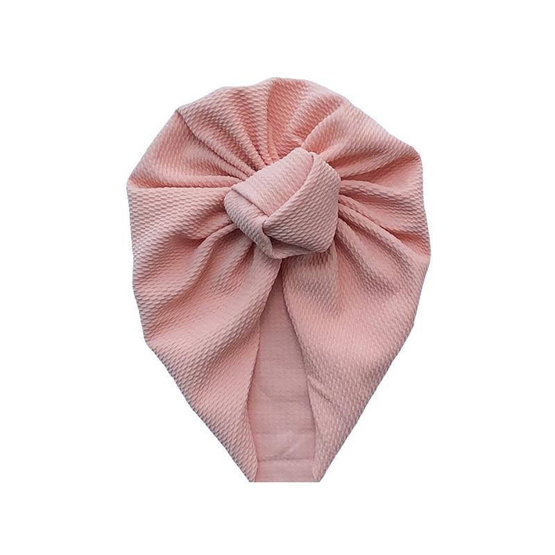 Baby Girl Bow Knot Turban Hat | Soft Newborn Beanie Cap for 4–24 Months