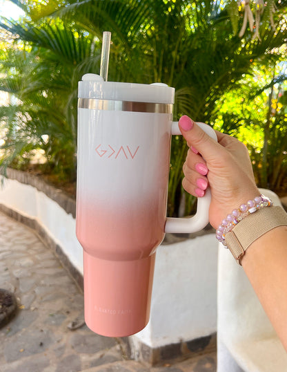 God Is Greater Than the Highs and Lows 40 oz Tumbler – Faith Insulated Travel Cup